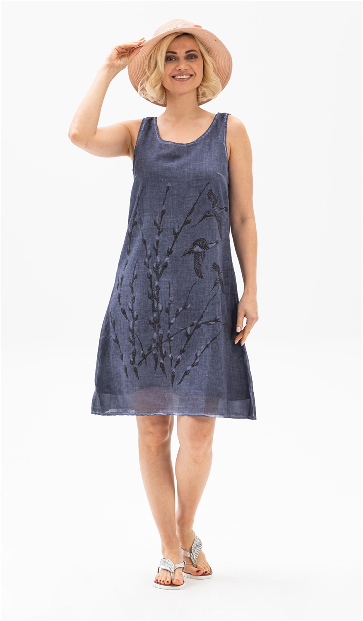 Sapling Dress İndigo