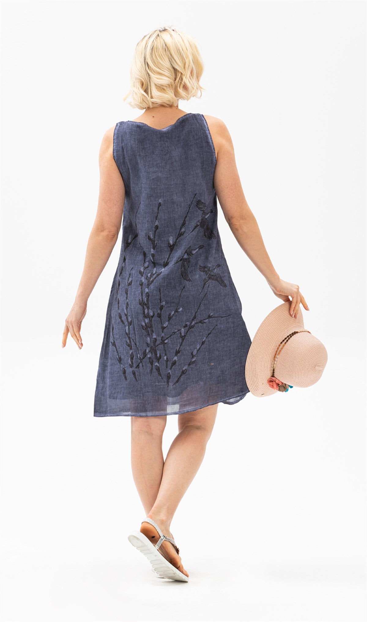 Sapling Dress İndigo