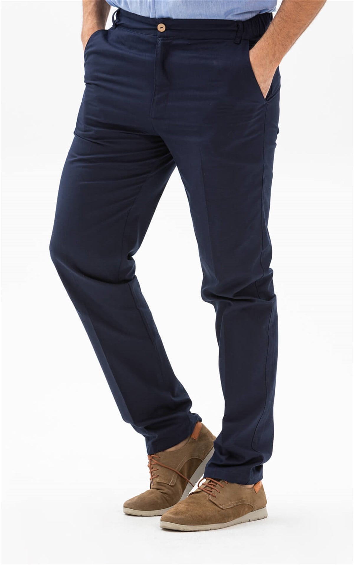 Gabardin Erkek Pantolon Lacivert
