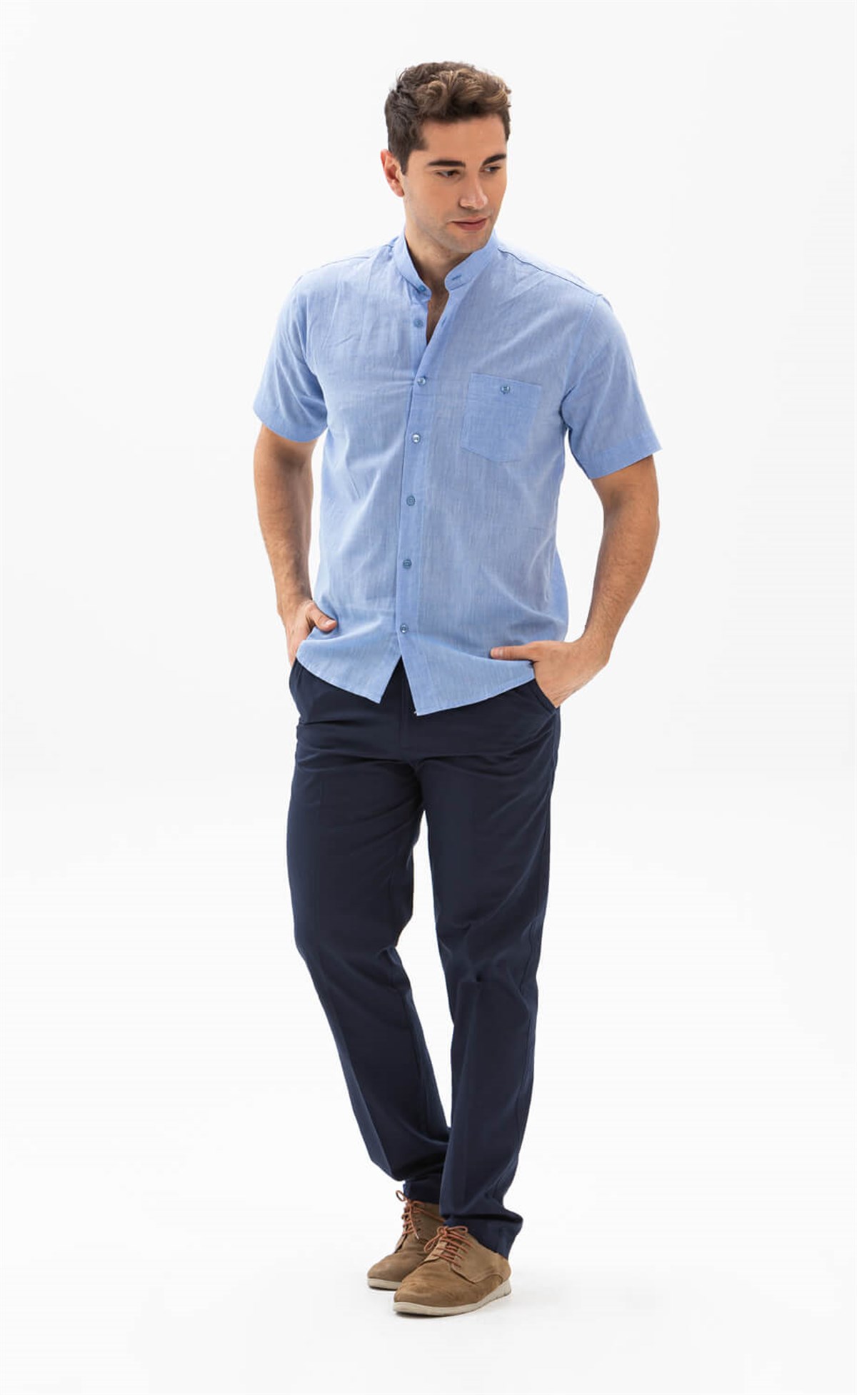 Gabardin Erkek Pantolon Lacivert