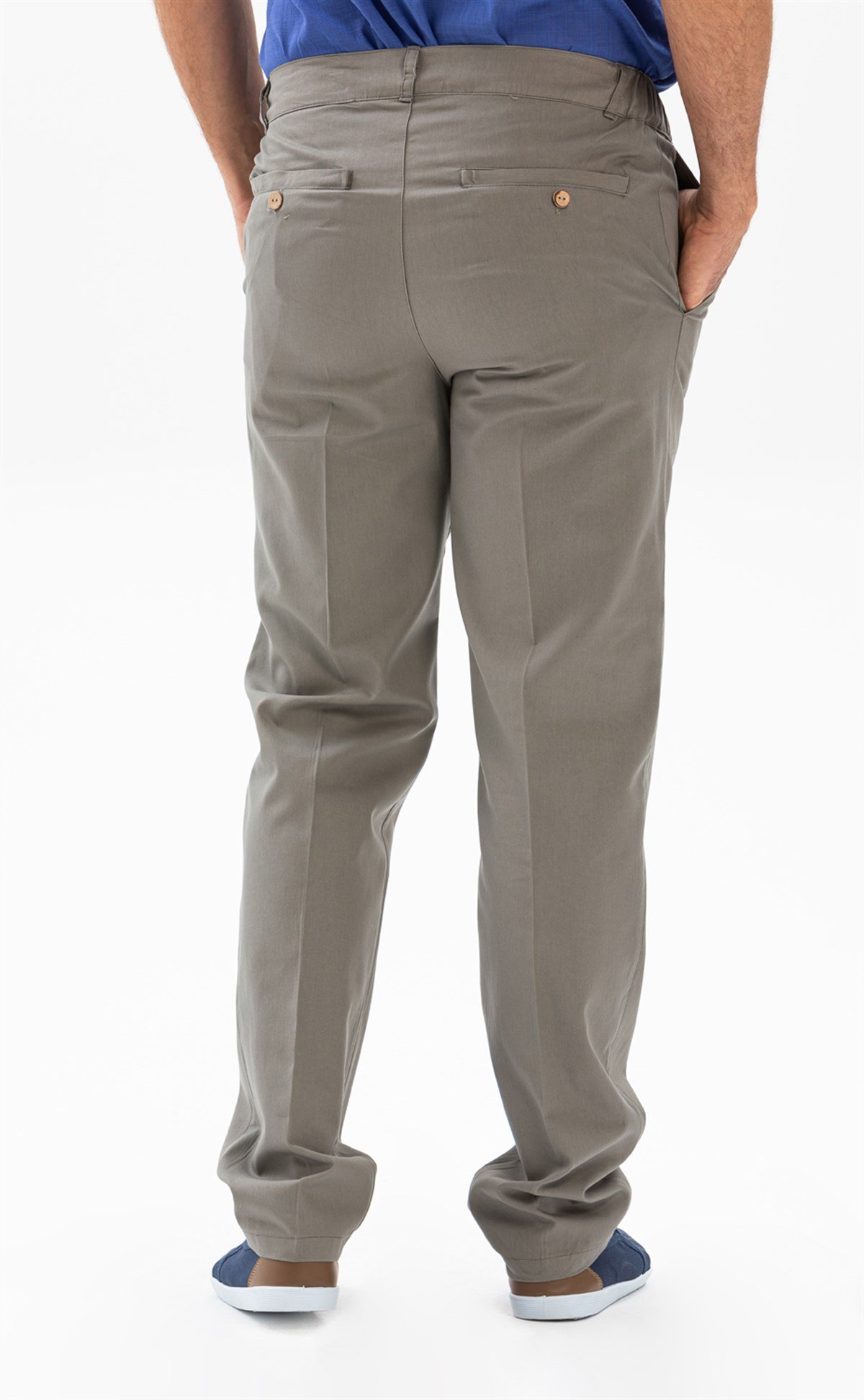 Gabardin Erkek Pantolon Taş