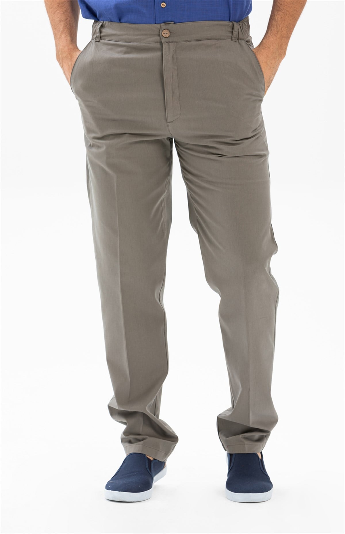 Gabardin Erkek Pantolon Taş