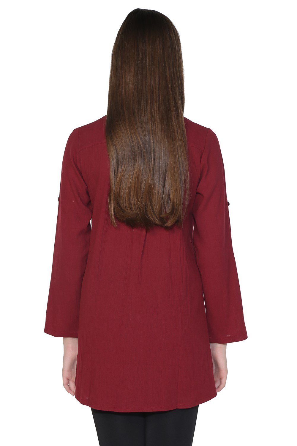 Hakim Yaka Tunik Bordo