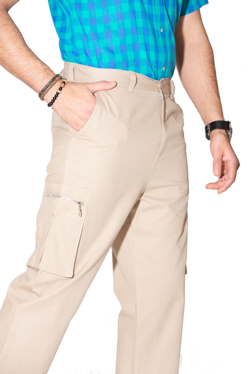 Kargo Cepli Pantolon Camel