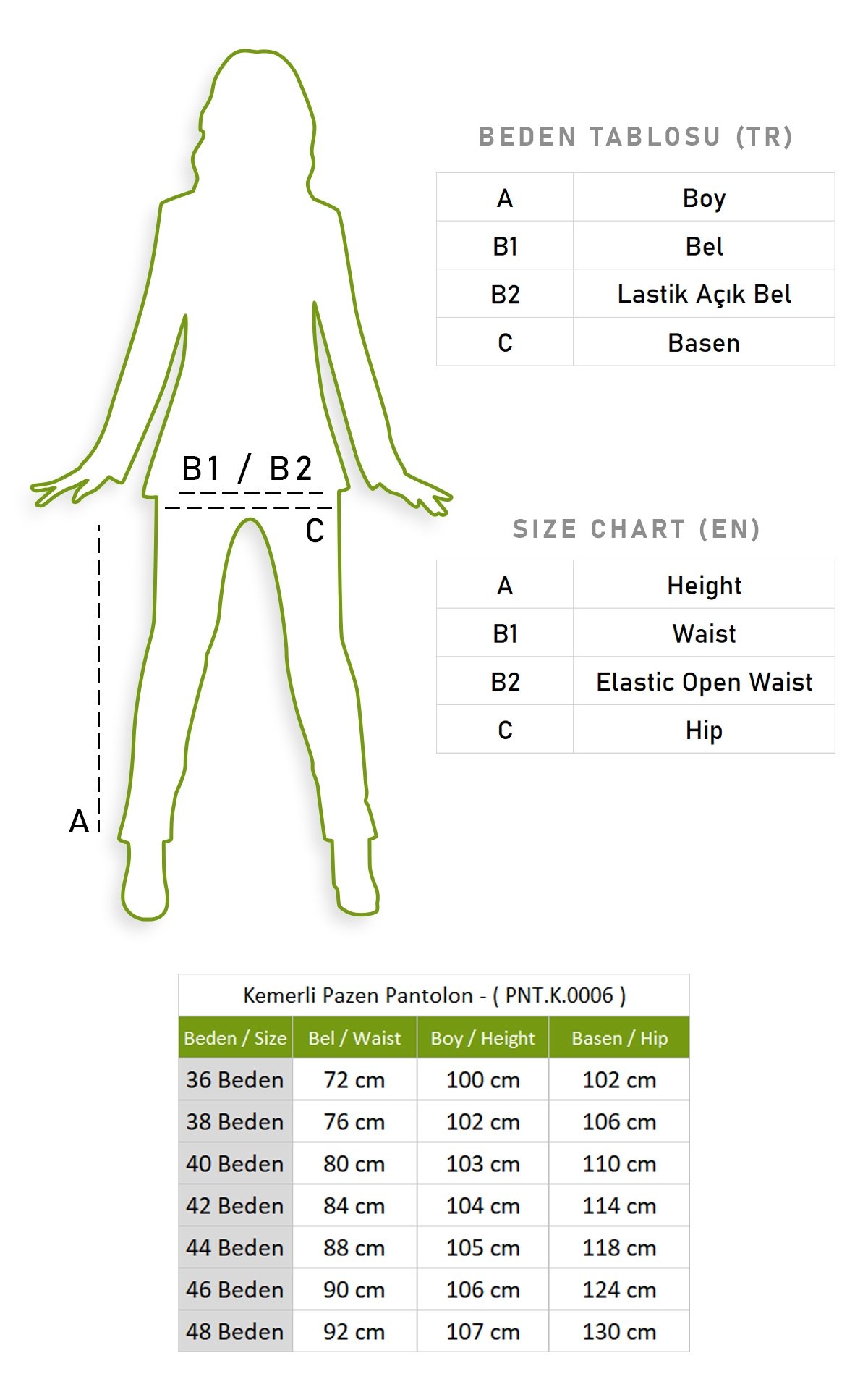 Kemerli Pazen Pantolon Kırmızı Krmz