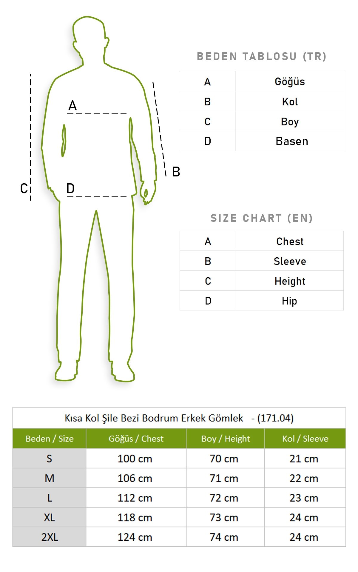 Kısa Kol Şile Bezi Bodrum Erkek Gömlek Koyu Petrol 3069