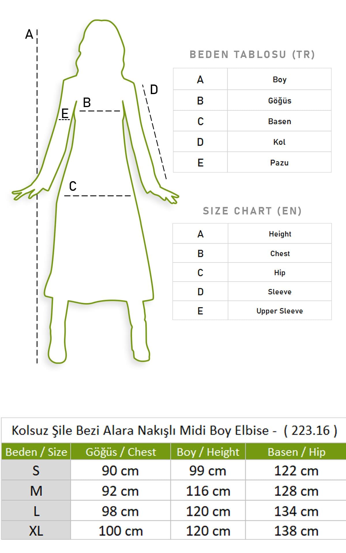 Kolsuz Şile Bezi Alara Nakışlı Midi Boy Elbise Mor Mor