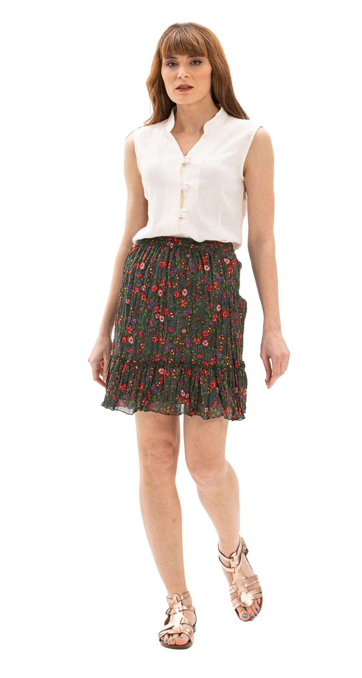 Kolsuz Şile Bezi Arzu Bluz Krem Krm