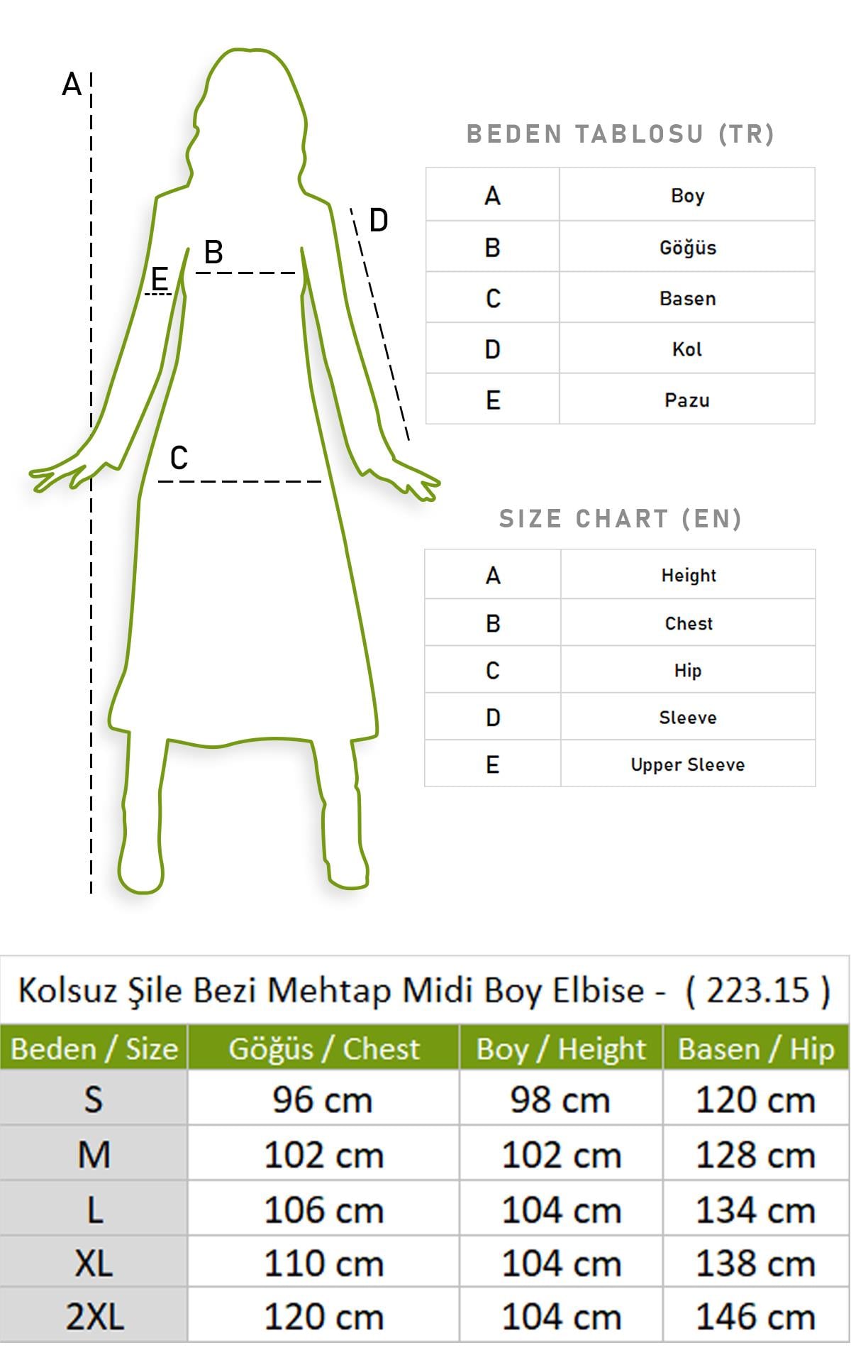 Kolsuz Şile Bezi Mehtap Midi Boy Elbise Bordo Brd