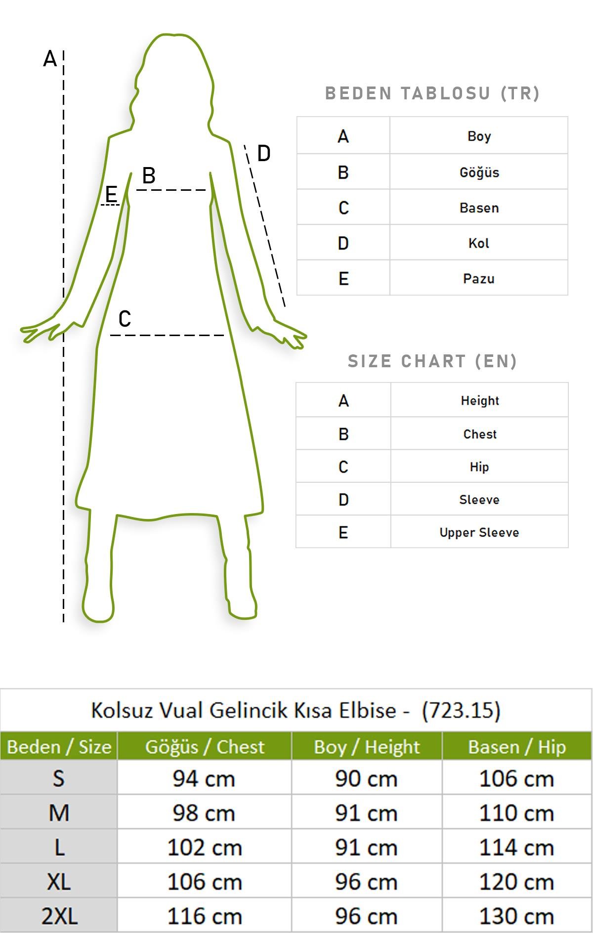 Kolsuz Vual Gelincik Kısa Elbise Siyah Syh
