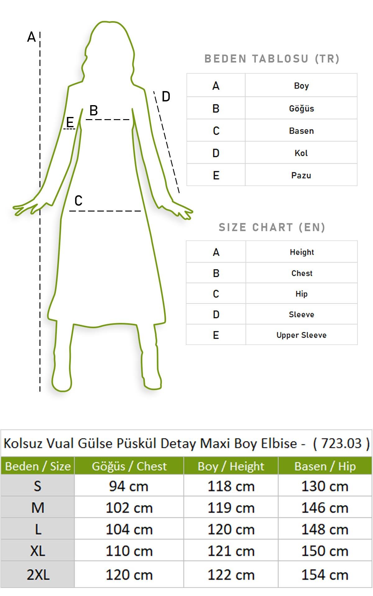 Kolsuz Vual Gülse Püskül Detay Maxi Boy Elbise Bordo Brd