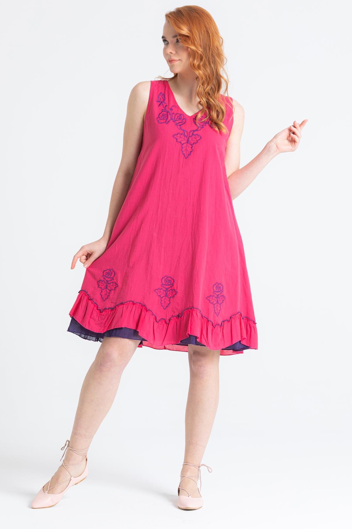 Jülide Elbise Pembe Pmb