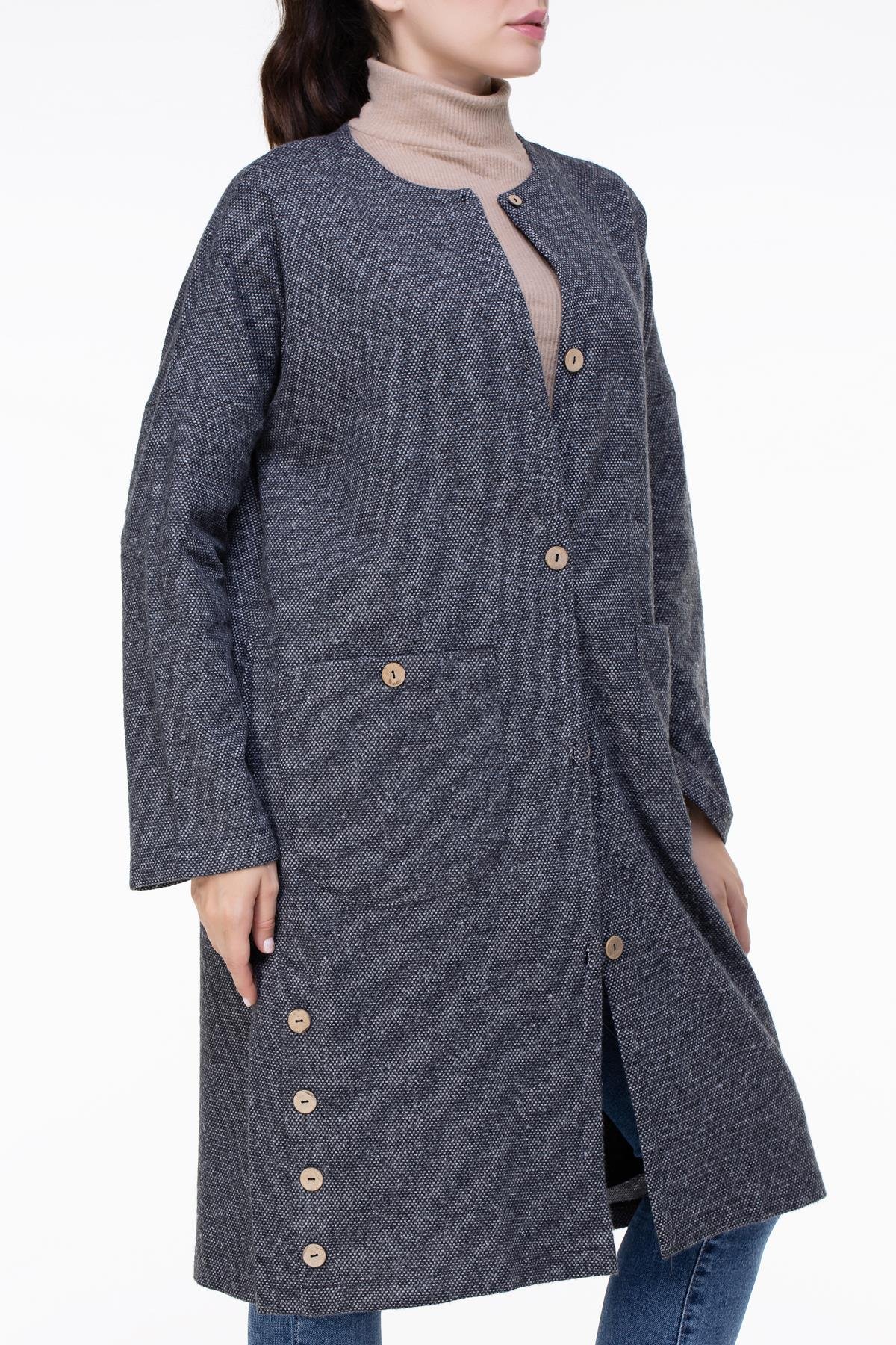 Kore İnterlog Long Vest Kar Pattern Gray