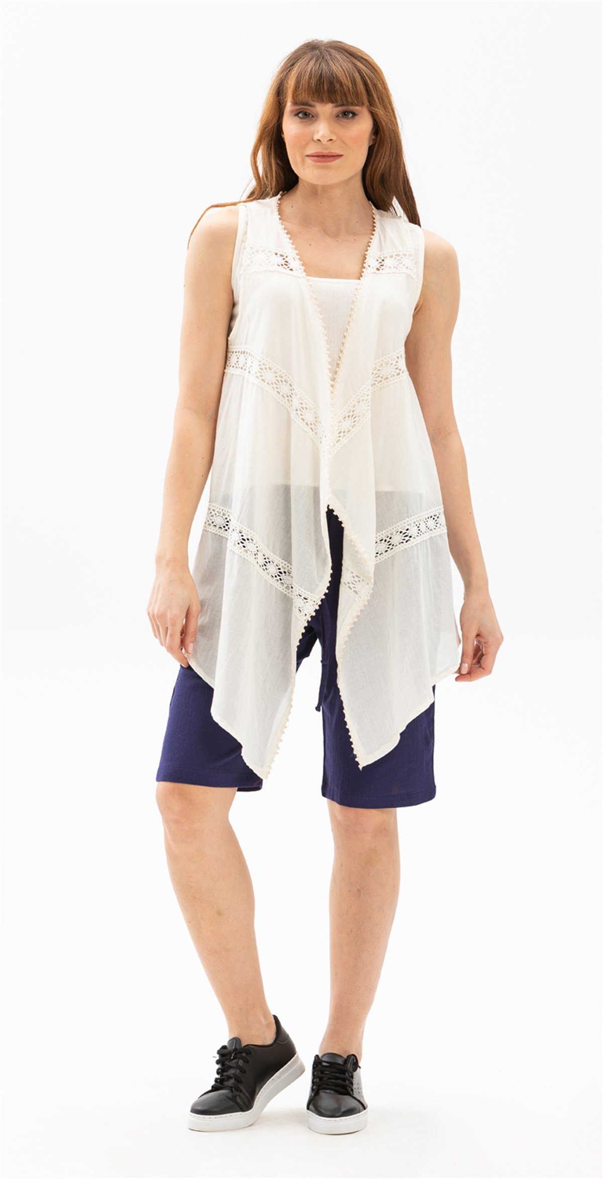 Sile Cloth Beach Vest Cream