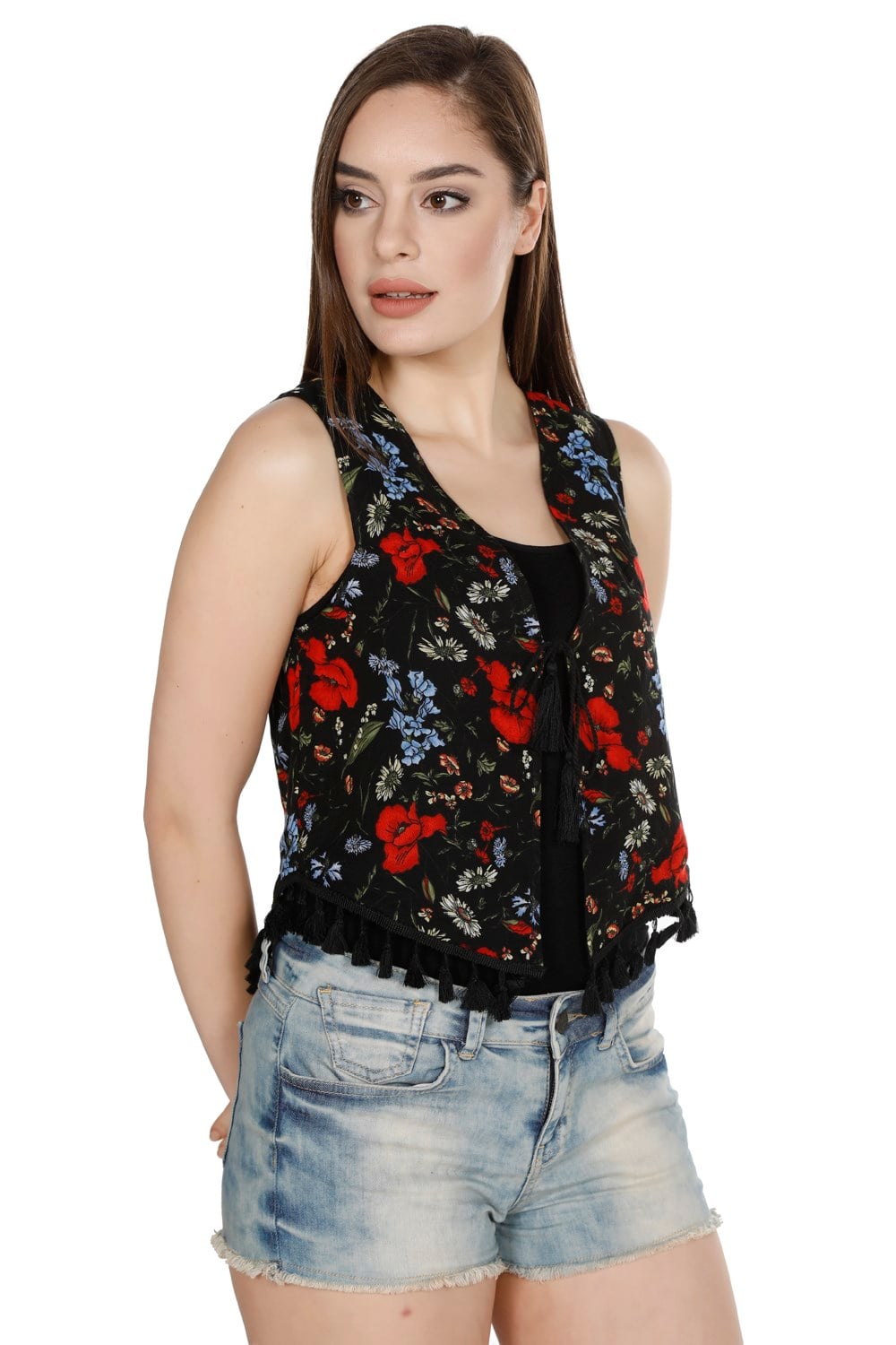 Otantik Yelek Siyah