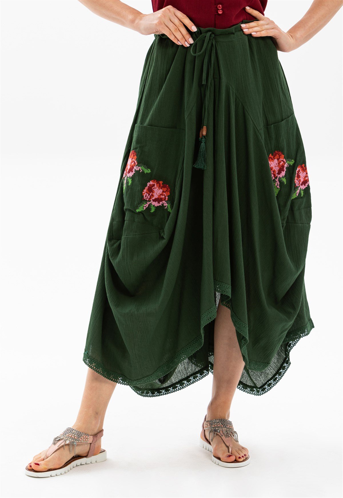 Rumeli Skirt Green
