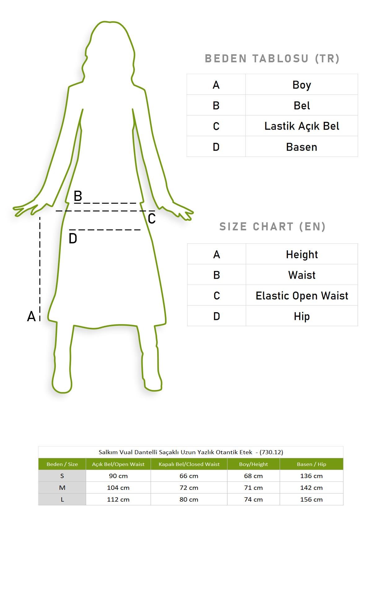 Salkım Vual Dantelli Saçaklı Uzun Yazlık Otantik Etek Beyaz Byz