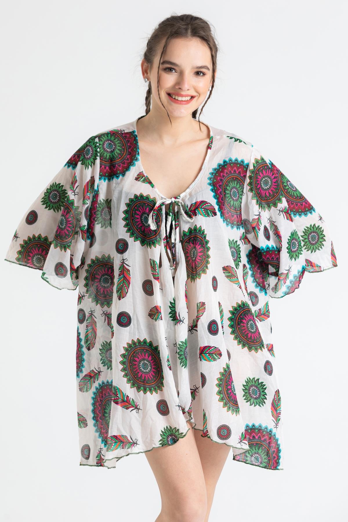 Side Vual Pareo Beyaz 6197