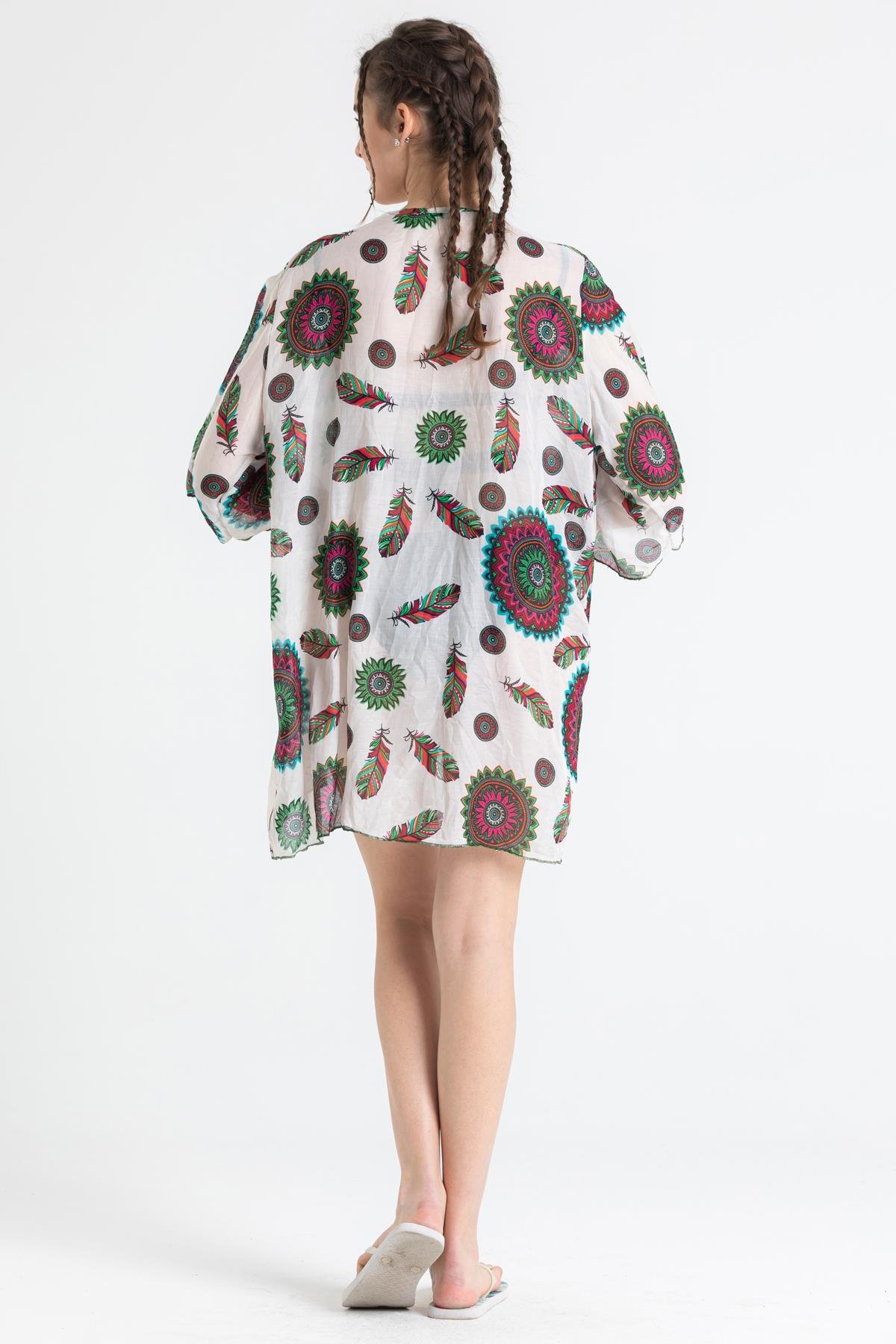 Side Vual Pareo Beyaz 6197