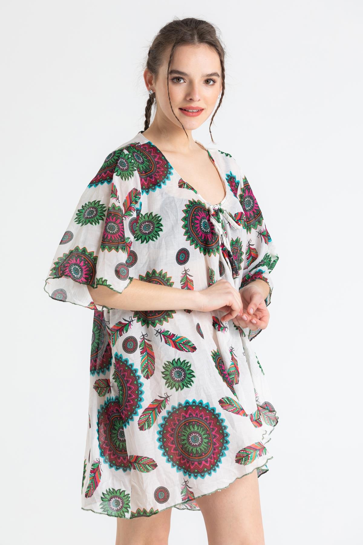 Side Vual Pareo Beyaz 6197