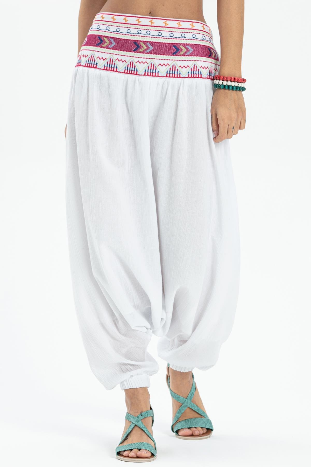 Şile Bezi Latin Şalvar Beyaz Byz