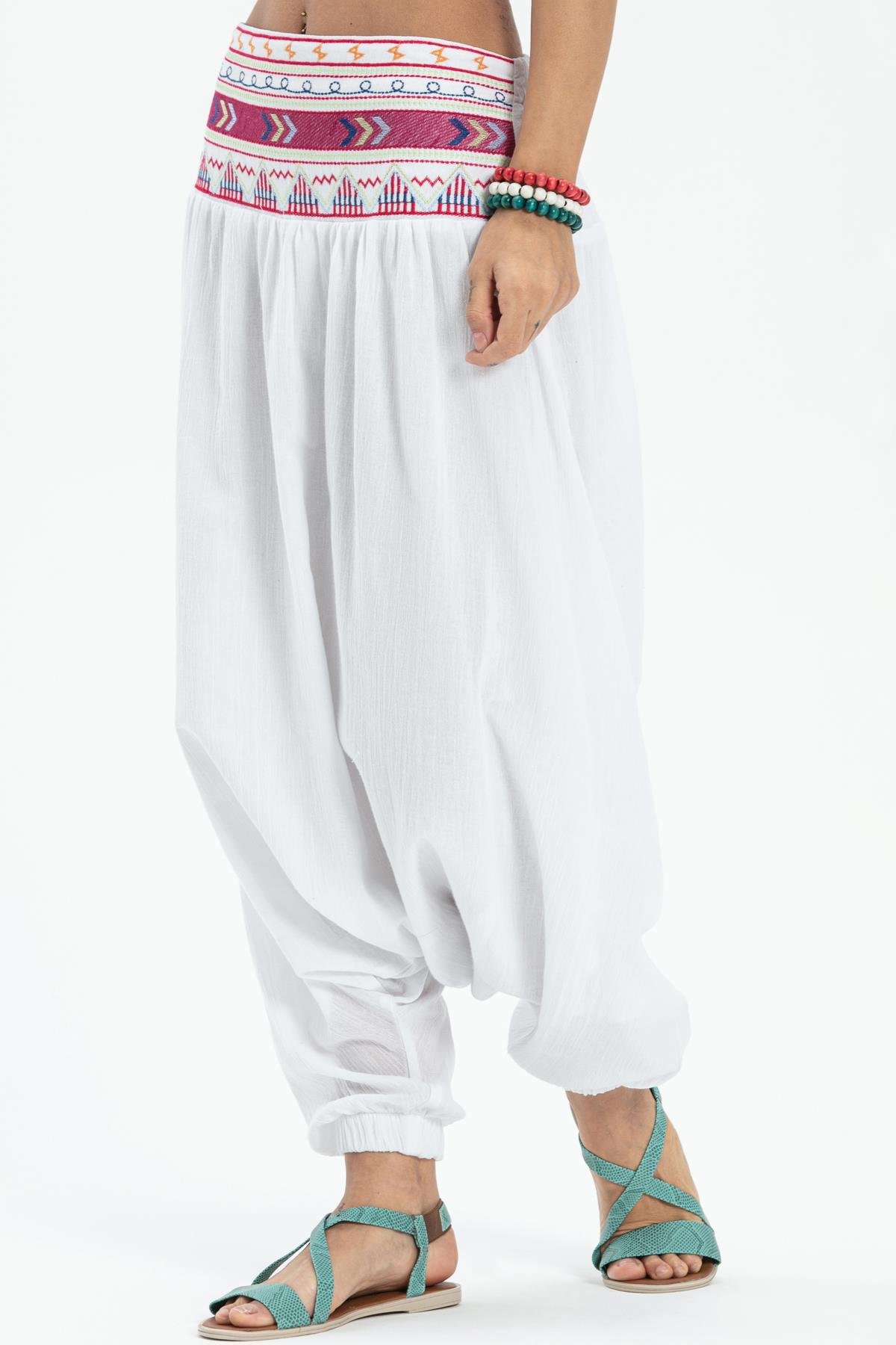 Şile Bezi Latin Şalvar Beyaz Byz