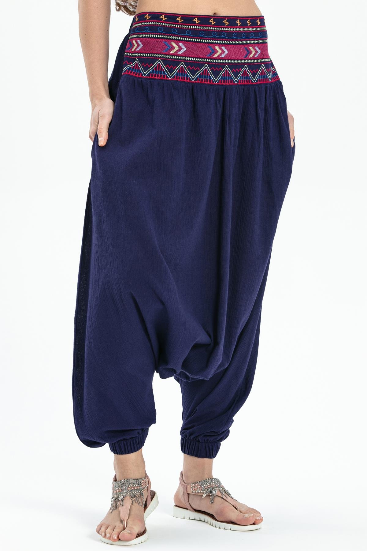 Şile Bezi Latin Şalvar Mor Mor