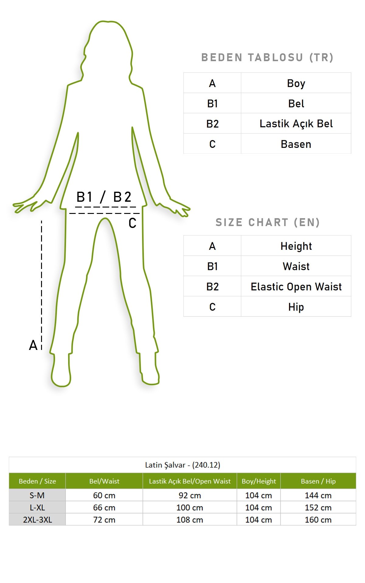 Şile Bezi Latin Şalvar Siyah Syh