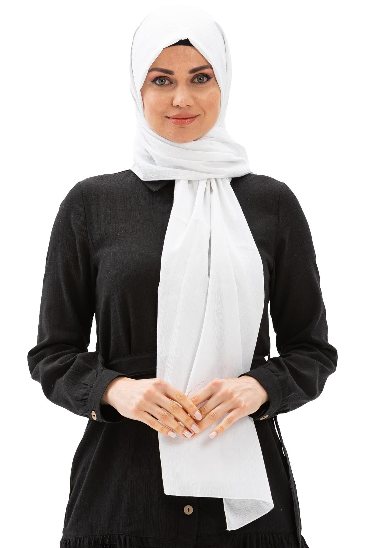 Şile Bezi Şal Beyaz Byz