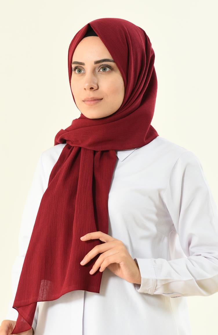 Şile Bezi Şal Bordo Brd
