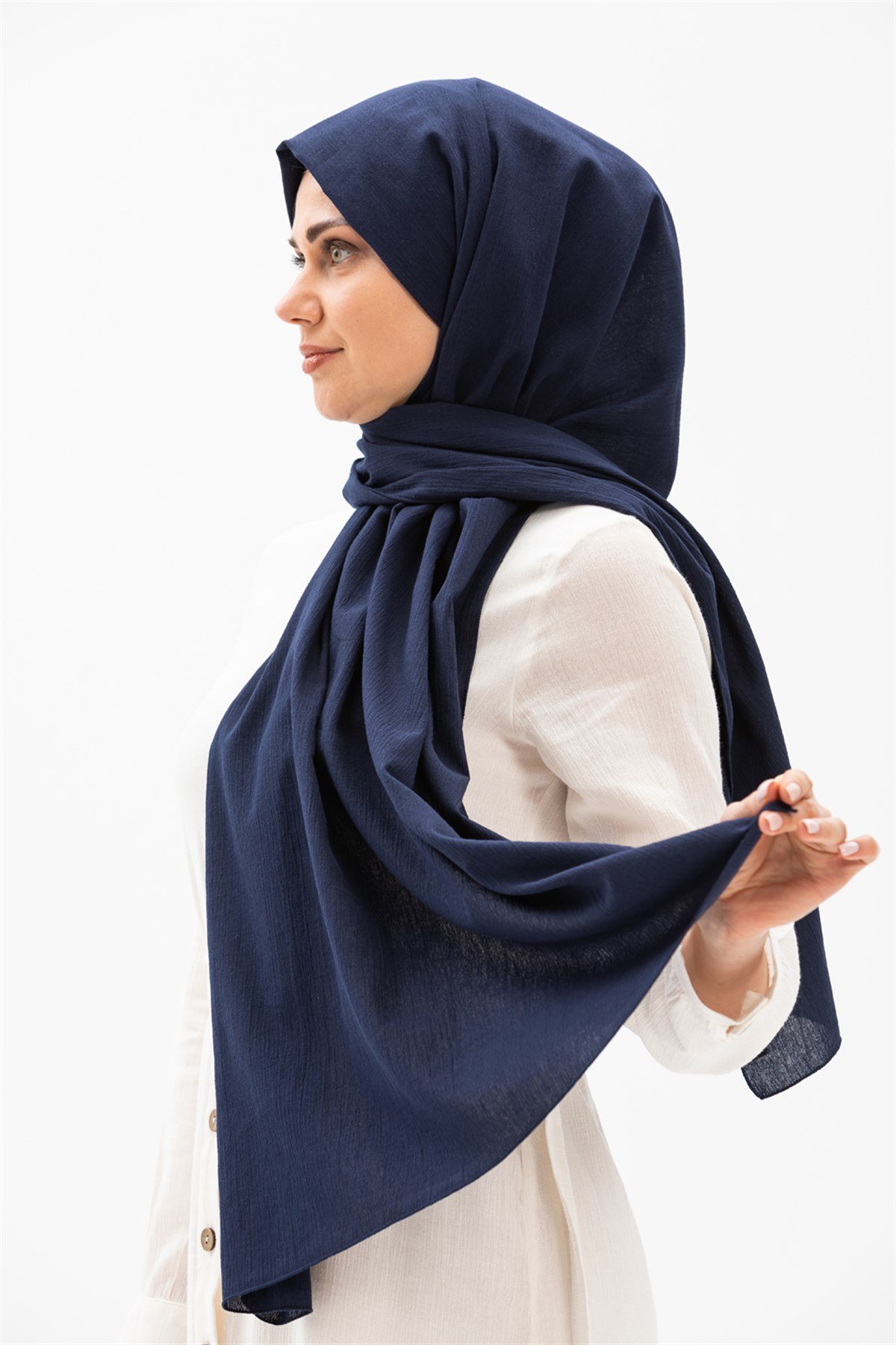 Şile Bezi Şal Lacivert