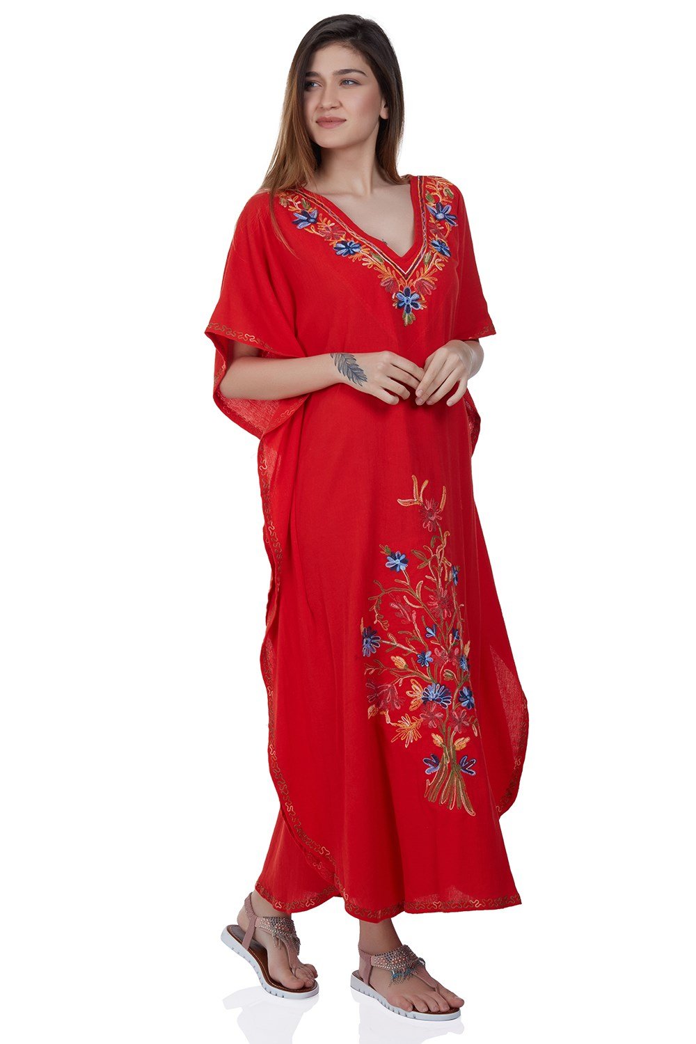 Tibet Elbise Kırmızı