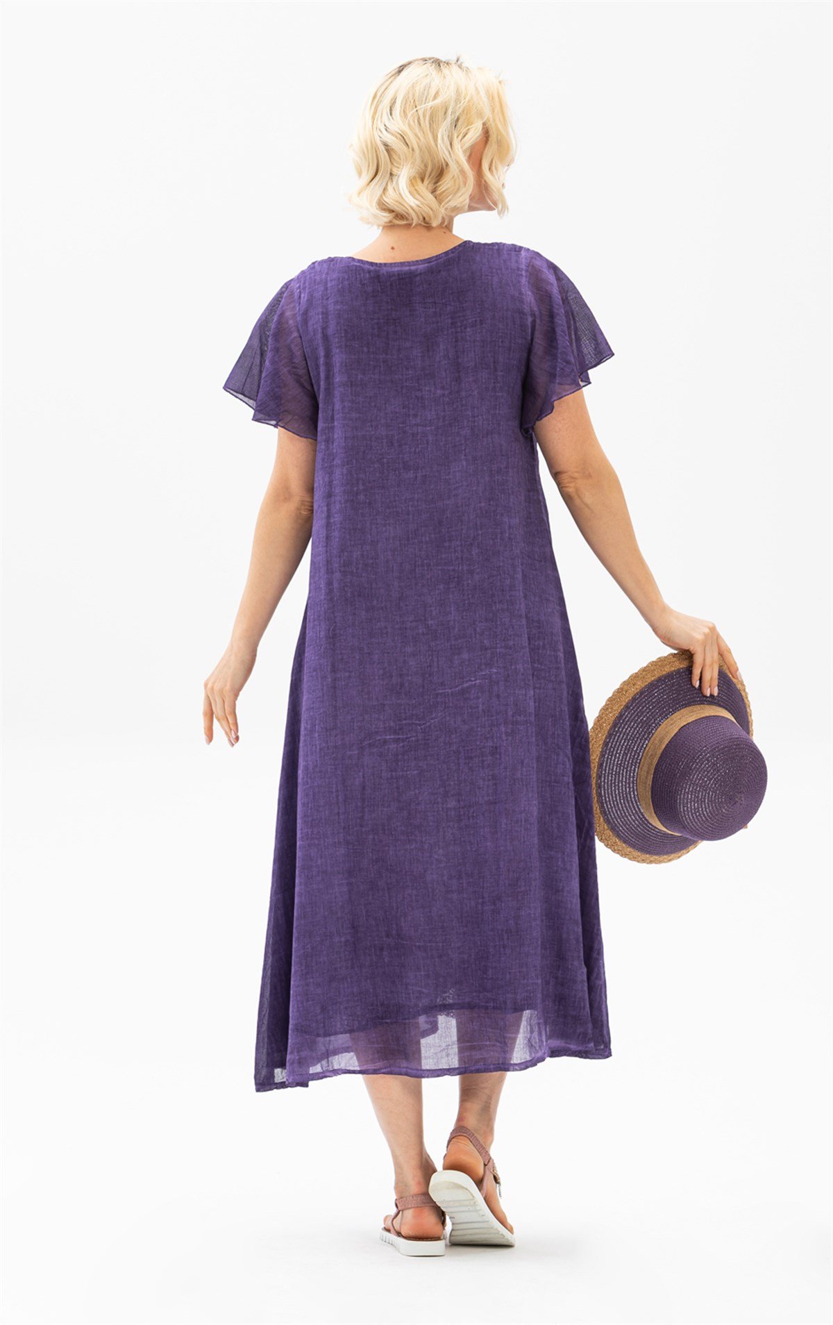 Crane Dress Purple