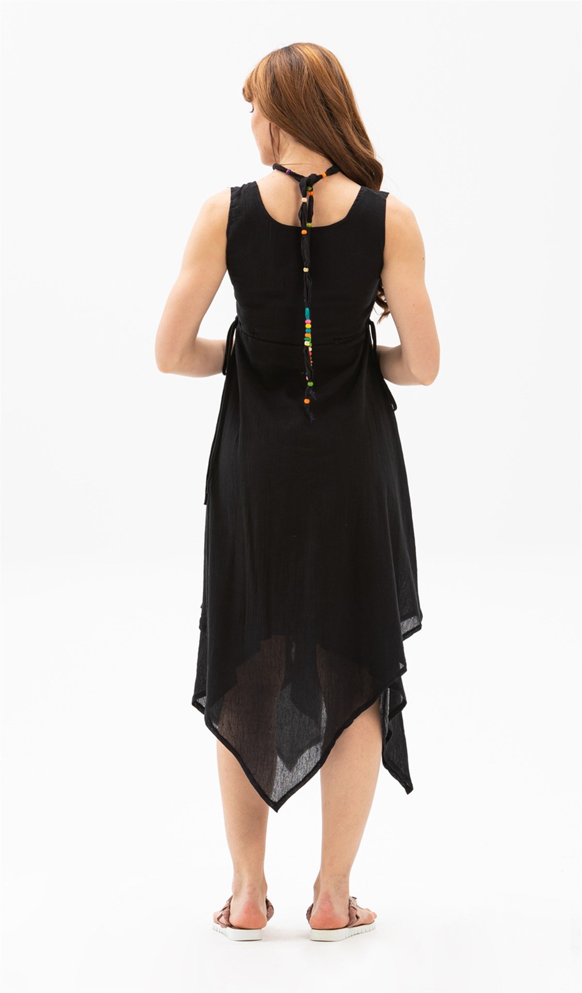 Triangle Layered Dress Black
