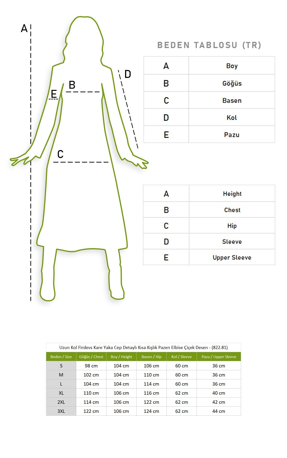 Uzun Kol Firdevs Kare Yaka Cep Detaylı Kısa Kışlık Pazen Elbise Çiçek Desen Lacivert Lcvt