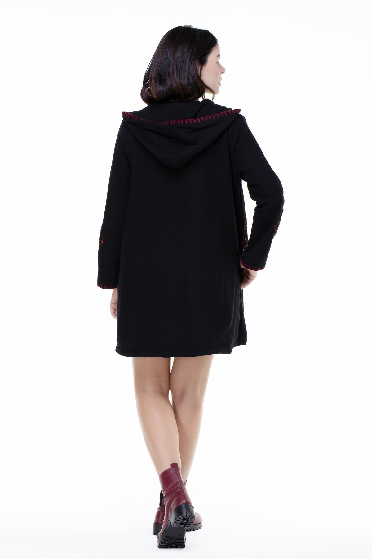 Eylem Flannel Jacket Black