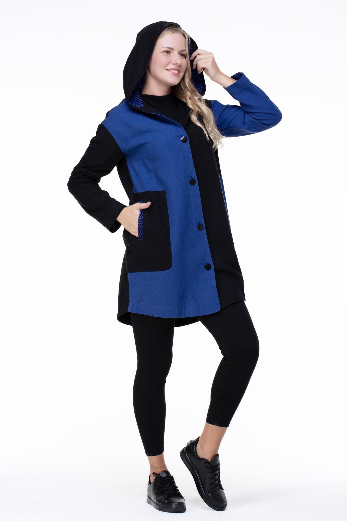 Dream Printed Flannel  Jacket Saxe