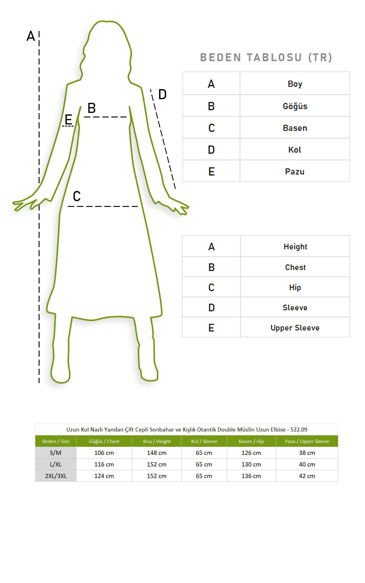 Long Sleeve Nazlı Side Double Pockets Autumn-Winter Authentic Double Muslin Long Dress İndigo