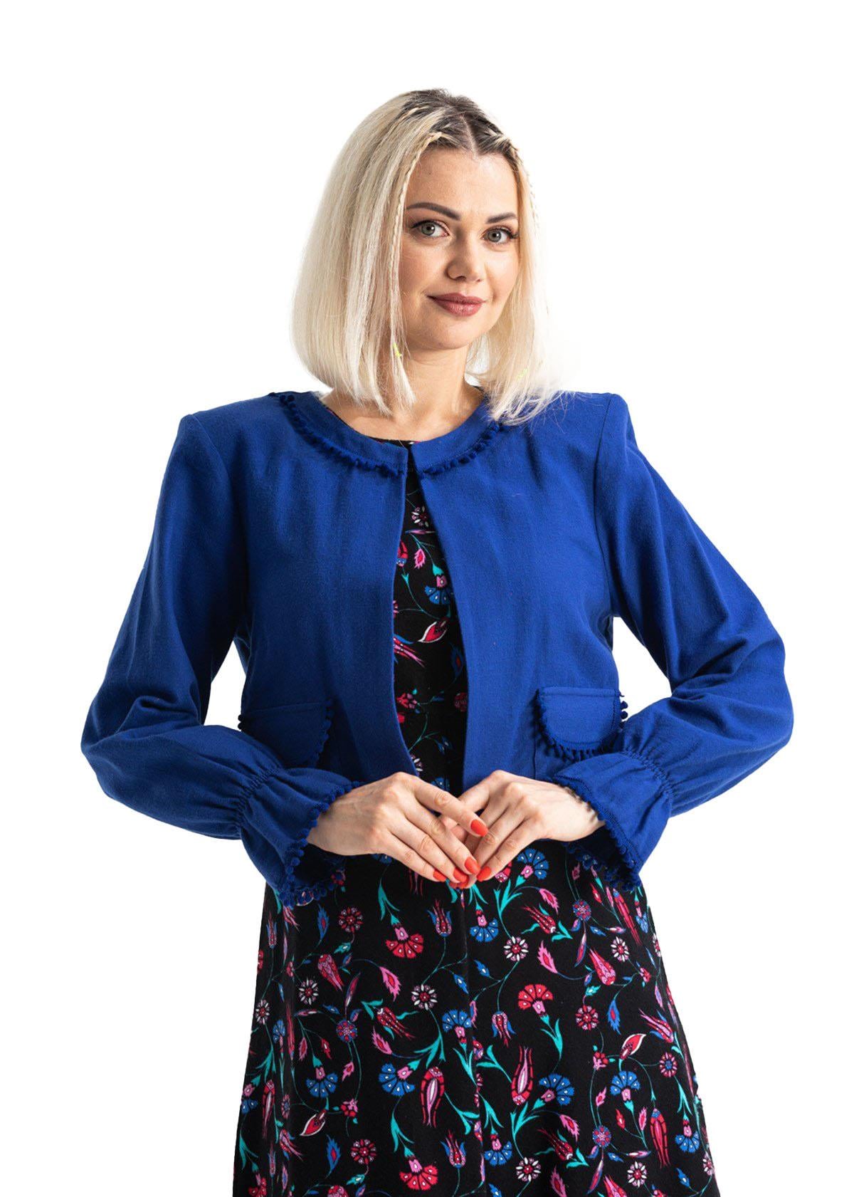 Selen Flannel Vest Saxe