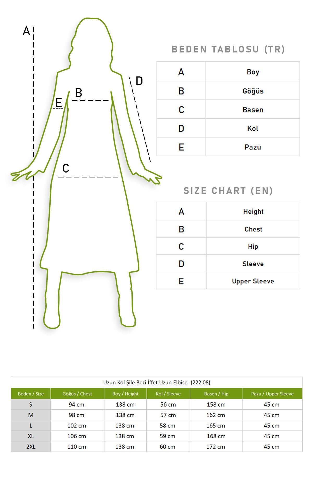 Uzun Kol Şile Bezi İffet Uzun Elbise Beyaz Byz