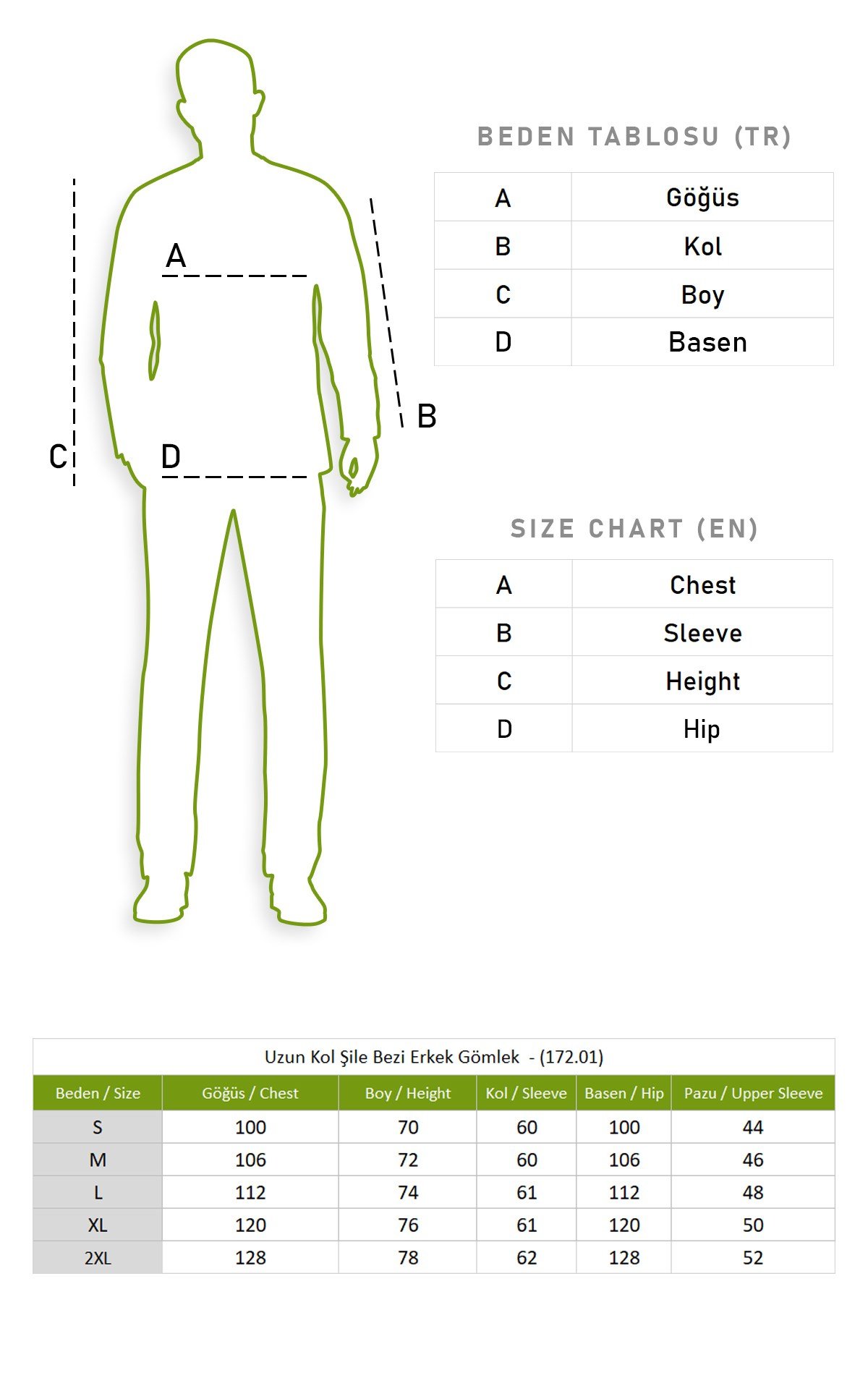 Uzun Kol Şile Bezi Tek Cepli Erkek Gömlek Koyu Petrol 3069