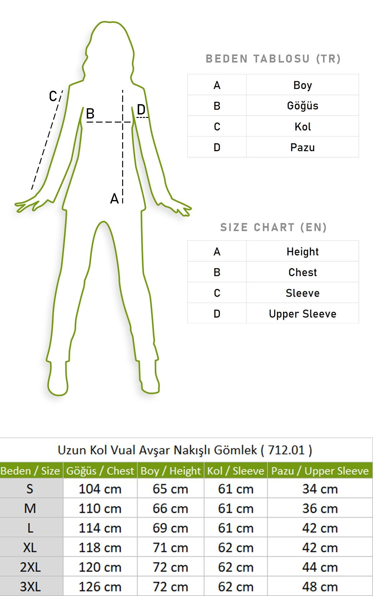 Long Sleeve Voile Avşar Embroidered Shirt Stone