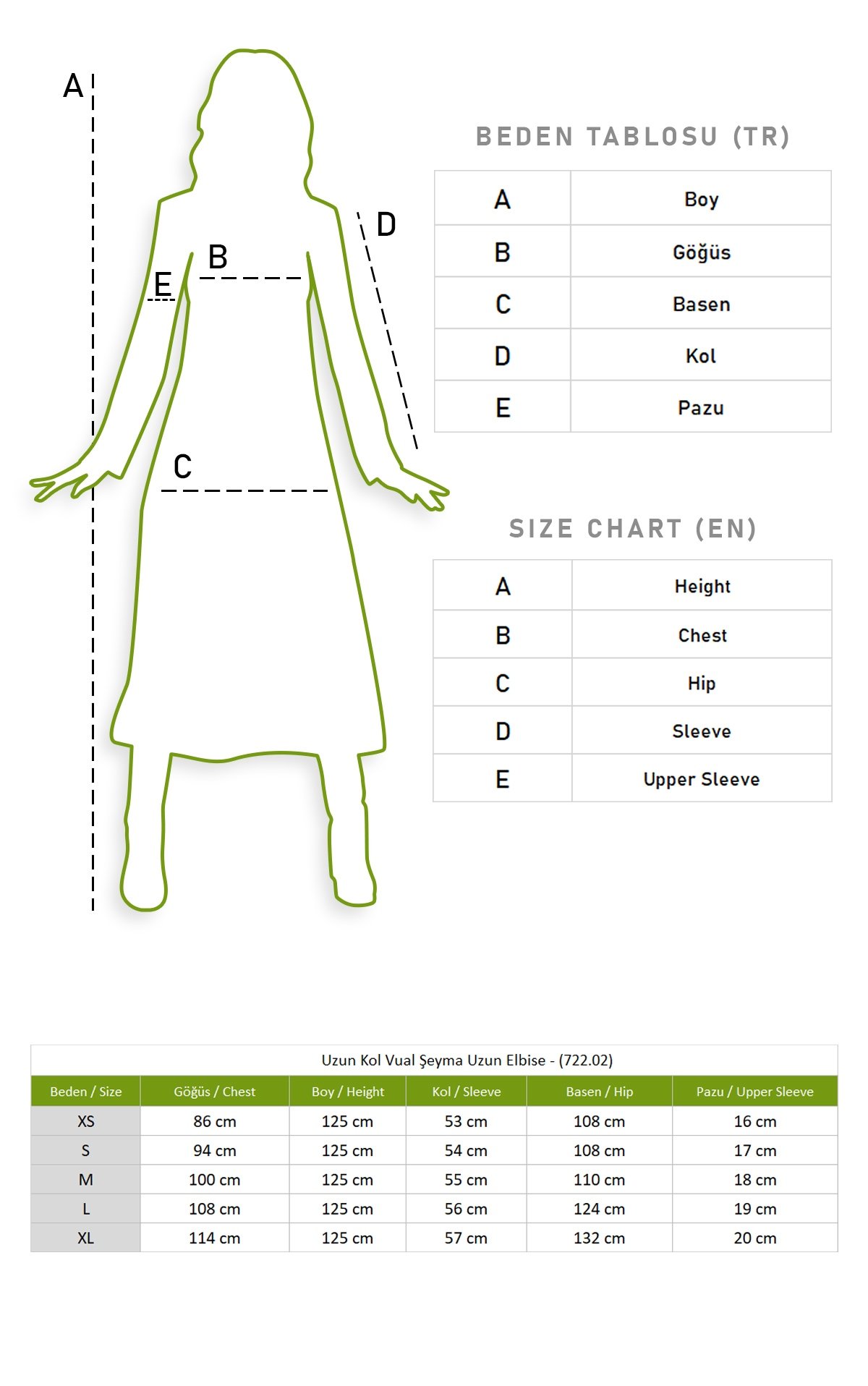 Long Sleeve Voile Şeyma Long Dress Petrol