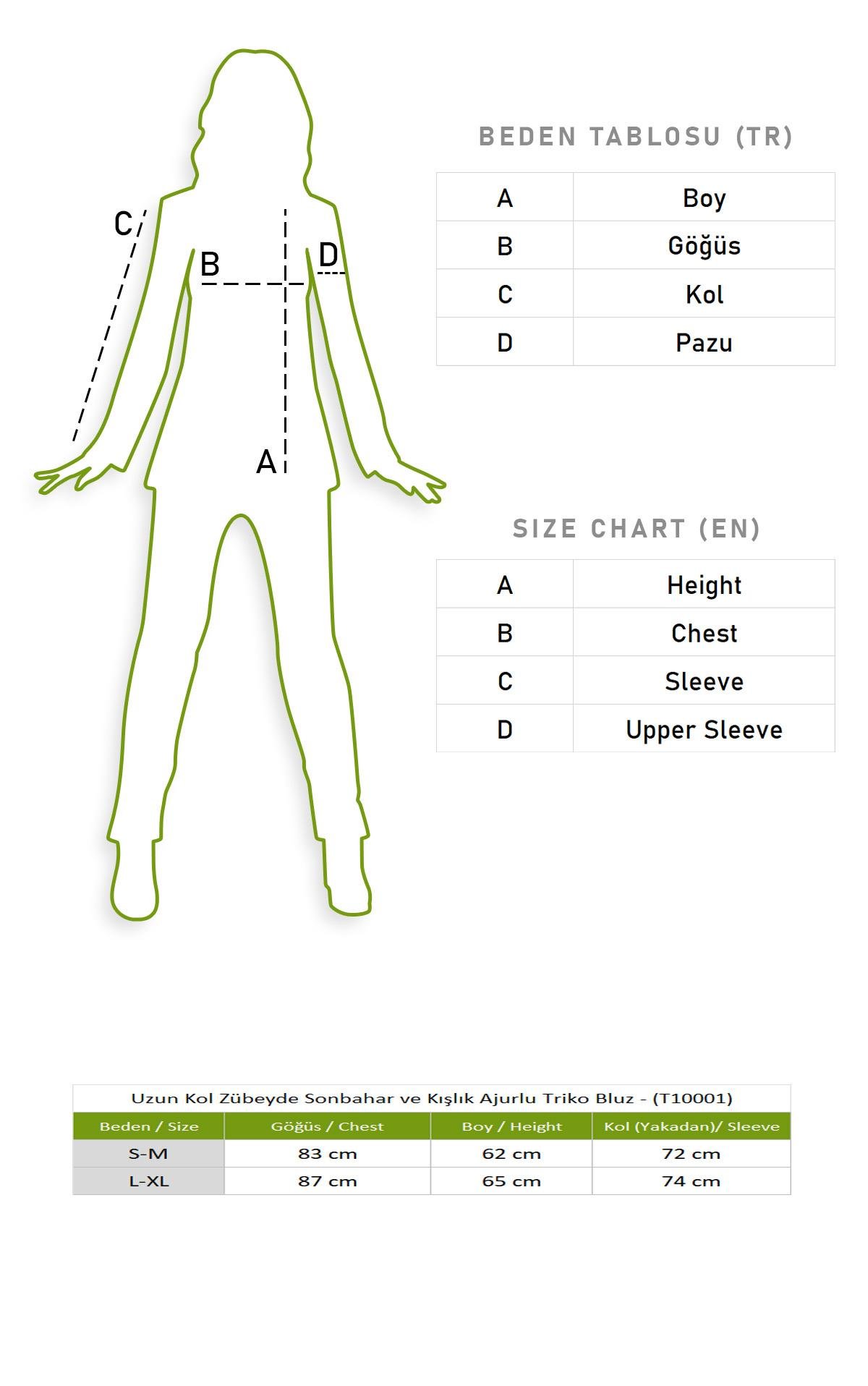 Uzun Kol Zübeyde Sonbahar ve Kışlık Ajurlu Triko Bluz Metalik Gri Metalikgri