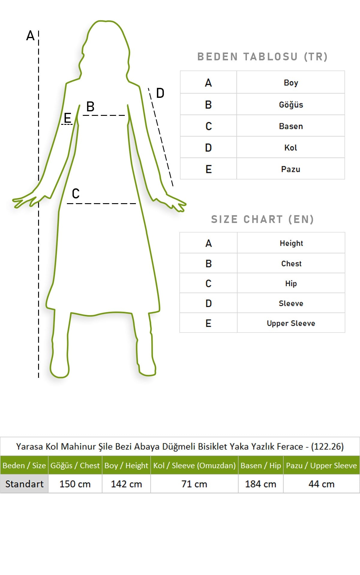 Batwing Sleeve Mahinur Şile Fabric Buttoned Bicycle Neckline Summer Abaya Purple 