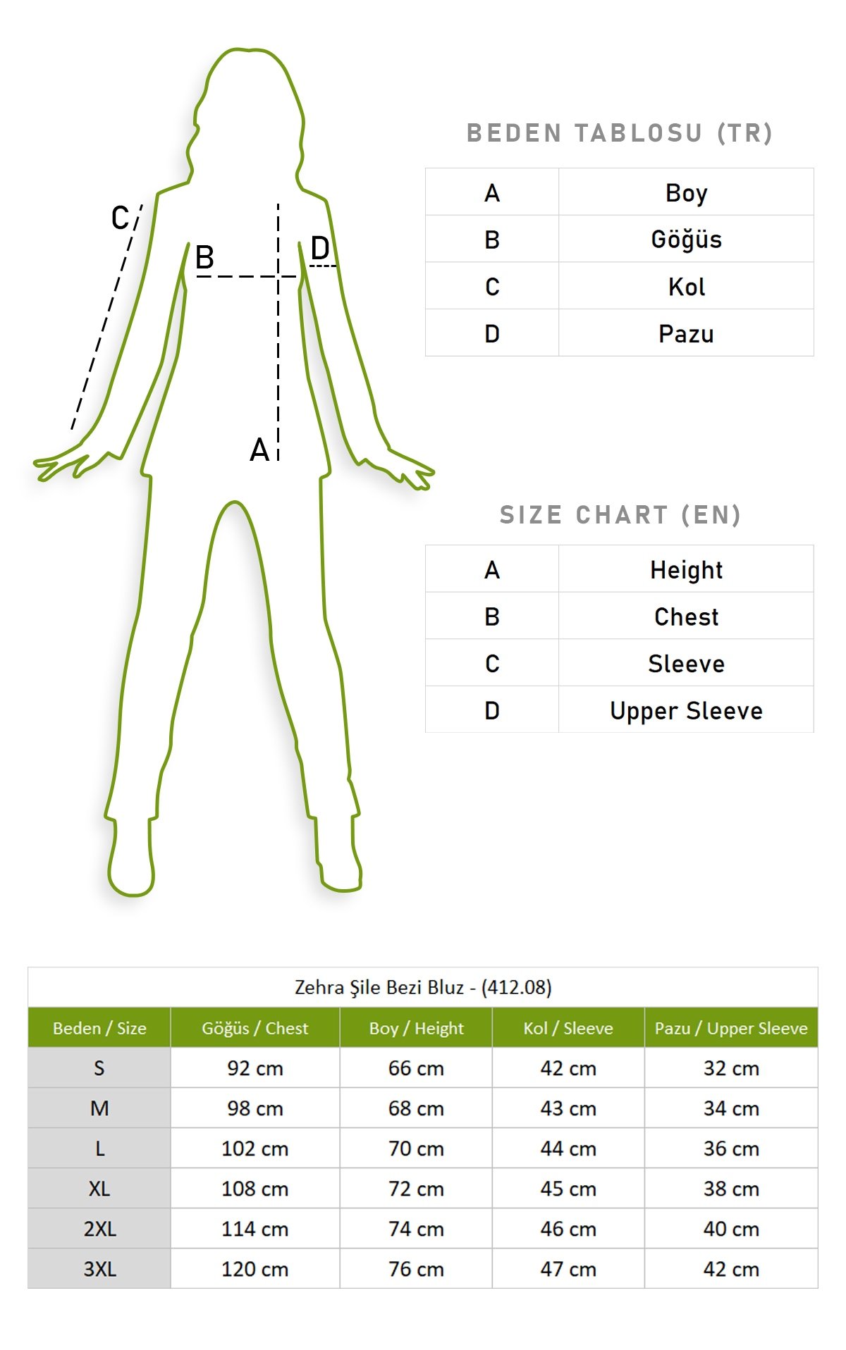 Zehra Şile Bezi Bluz Siyah Syh