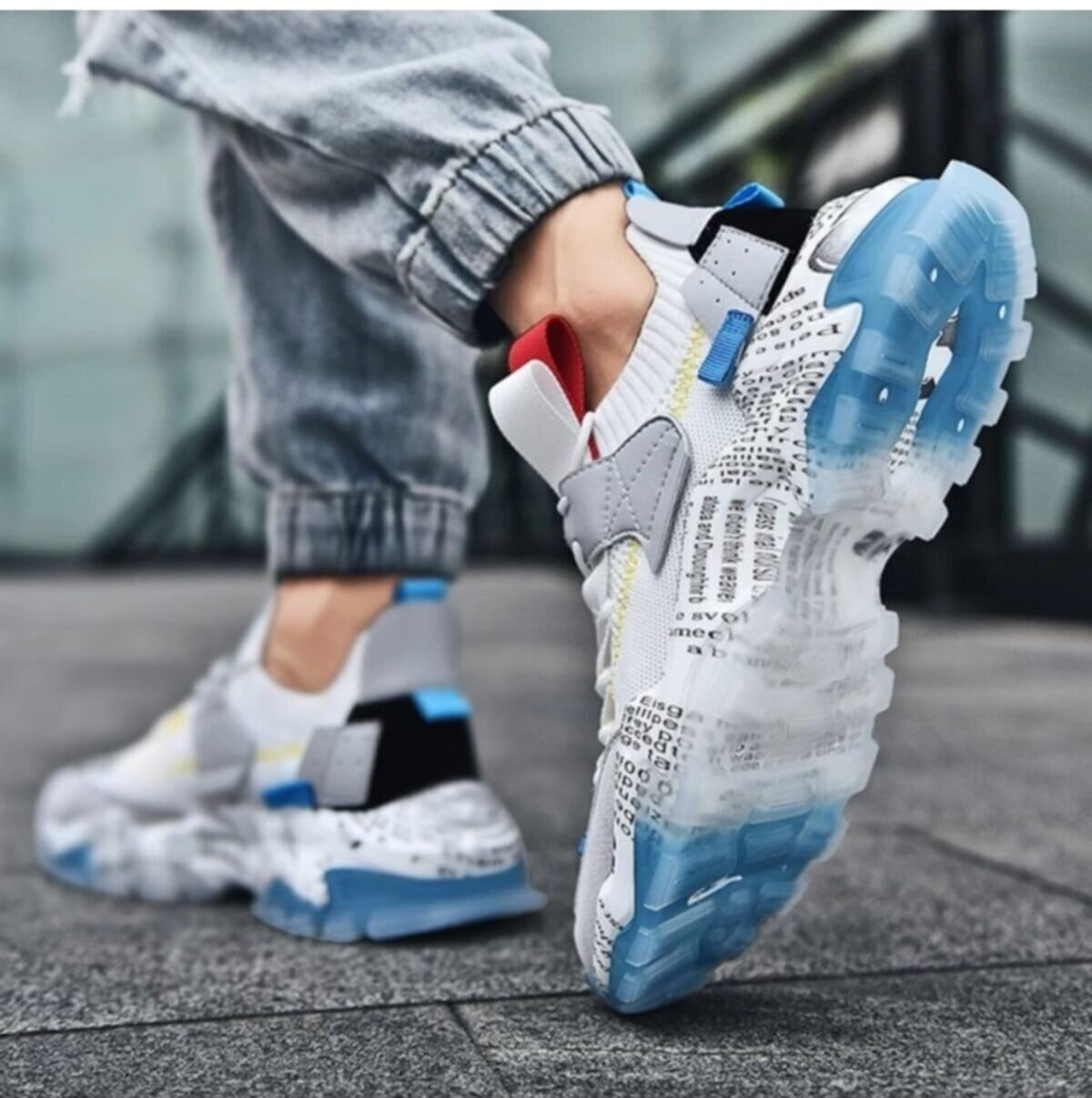 451-3 Guja Erkek Sneaker Ayakkabı-Beyaz sistemayakkabi