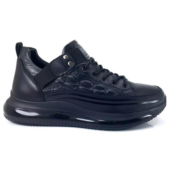 Guja 504-1 Erkek Sneaker Spor Ayakkabı-Siyah sistemayakkabi