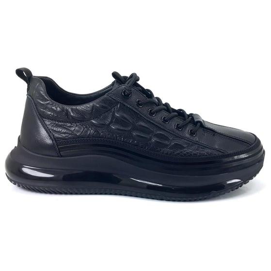 Guja 504 Erkek Sneaker Spor Ayakkabı-Siyah sistemayakkabi