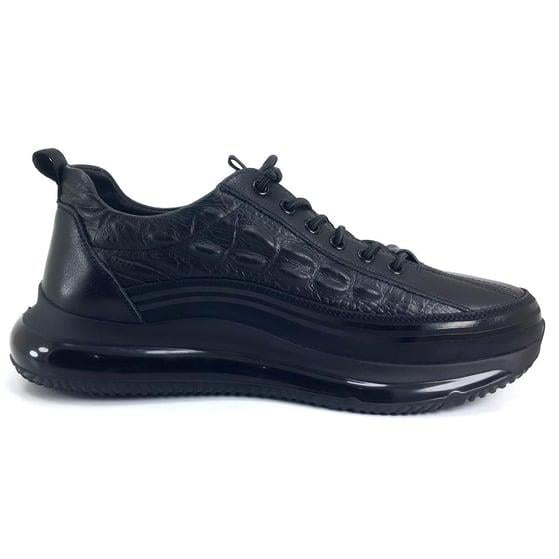 Guja 504 Erkek Sneaker Spor Ayakkabı-Siyah sistemayakkabi